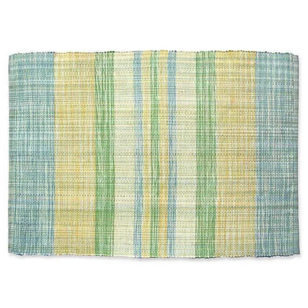 Park B. Smith Sumatra Placemats Island Breeze Blue Beach Summer House Set of 4